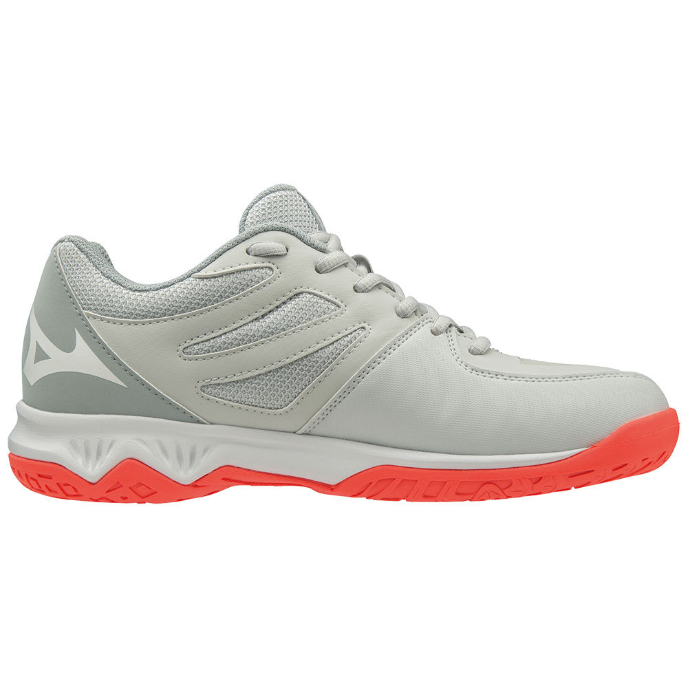 Zapatillas Voleibol Mizuno THUNDER BLADE 2 Mujer Gris/Blancas Outlet HDMP-54321